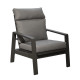 Fauteuil détente en aluminium - Le Marseille gris - ProLoisirs