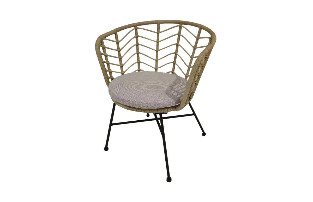 Fauteuil de jardin en acier - HOLLAND naturel - ProLoisirs Fauteuil de jardin en acier - HOLLAND naturel - ProLoisirs