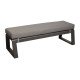 Banc de jardin en aluminium 2 personnes - Le Marseille gris - ProLoisirs