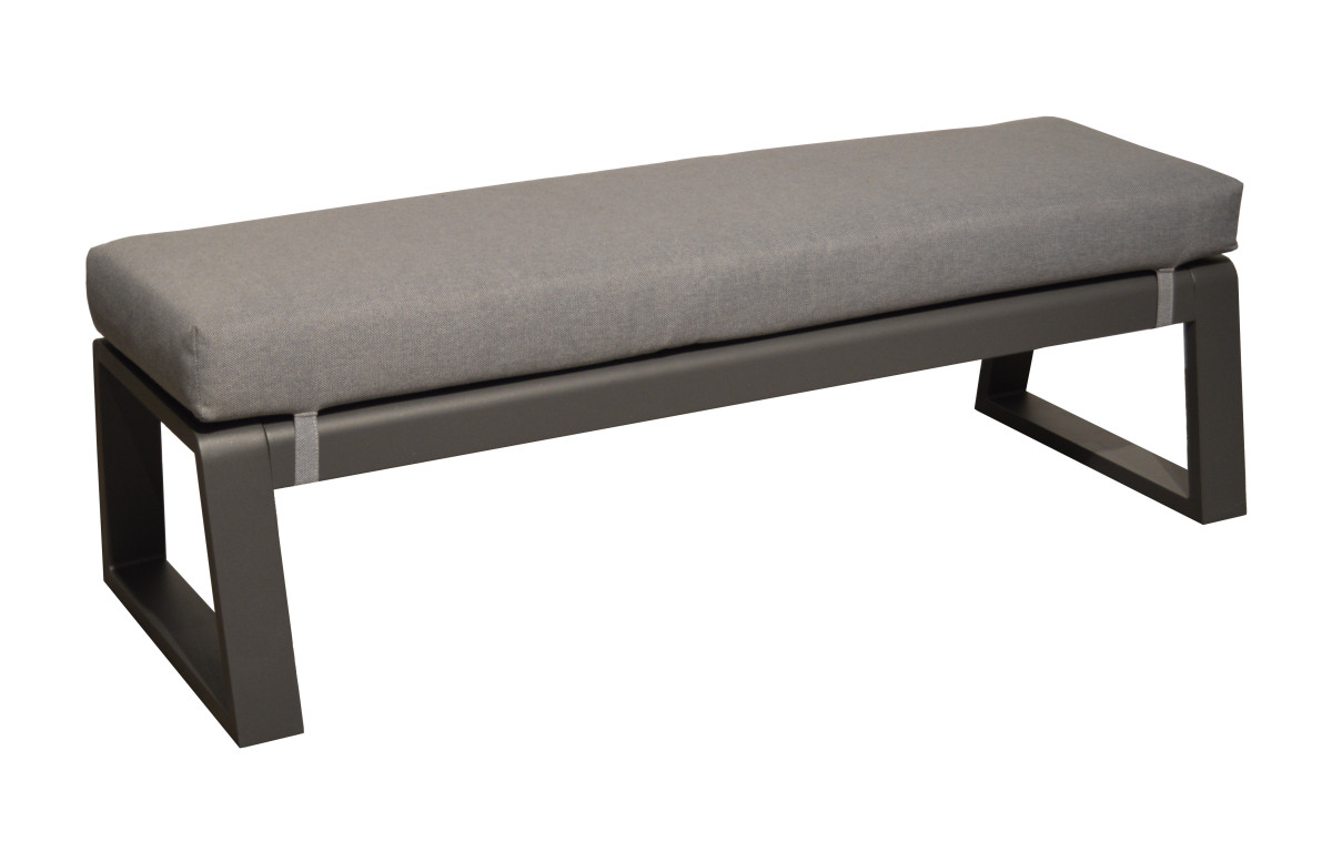 Banc de jardin en aluminium 2 personnes - Le Marseille gris - ProLoisirs Banc de jardin en aluminium 2 personnes - Le Marseille gris - ProLoisirs