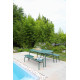 Salon de jardin bas en aluminium 4 personnes - OSCAR vert - ProLoisirs