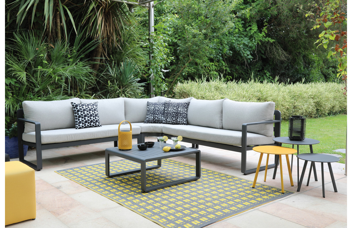 Salon de jardin bas en aluminium 4-6 personnes - MOJITO - ProLoisirs Salon de jardin bas en aluminium 4-6 personnes - MOJITO - ProLoisirs