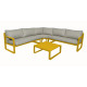 Salon de jardin bas en aluminium 4-6 personnes - MOJITO - ProLoisirs