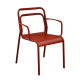 Fauteuil de jardin empilable en aluminium - EOS - ProLoisirs