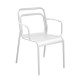 Fauteuil de jardin empilable en aluminium - EOS - ProLoisirs