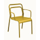 Fauteuil de jardin empilable en aluminium - EOS - ProLoisirs