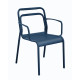 Fauteuil de jardin empilable en aluminium - EOS - ProLoisirs