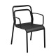 Fauteuil de jardin empilable en aluminium - EOS - ProLoisirs