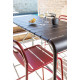 Table haute de jardin en aluminium 4-6 personnes - BITTI graphite - ProLoisirs