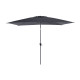 Parasol de jardin rectangulaire inclinable 300X200 en aluminium et polyester - ProLoisirs