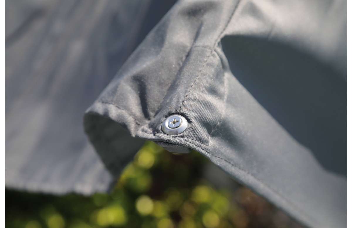 Parasol de jardin rond inclinable en aluminium et polyester - ProLoisirs Parasol de jardin rond inclinable en aluminium et polyester - ProLoisirs