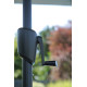 Parasol de jardin rond inclinable en aluminium et polyester - ProLoisirs