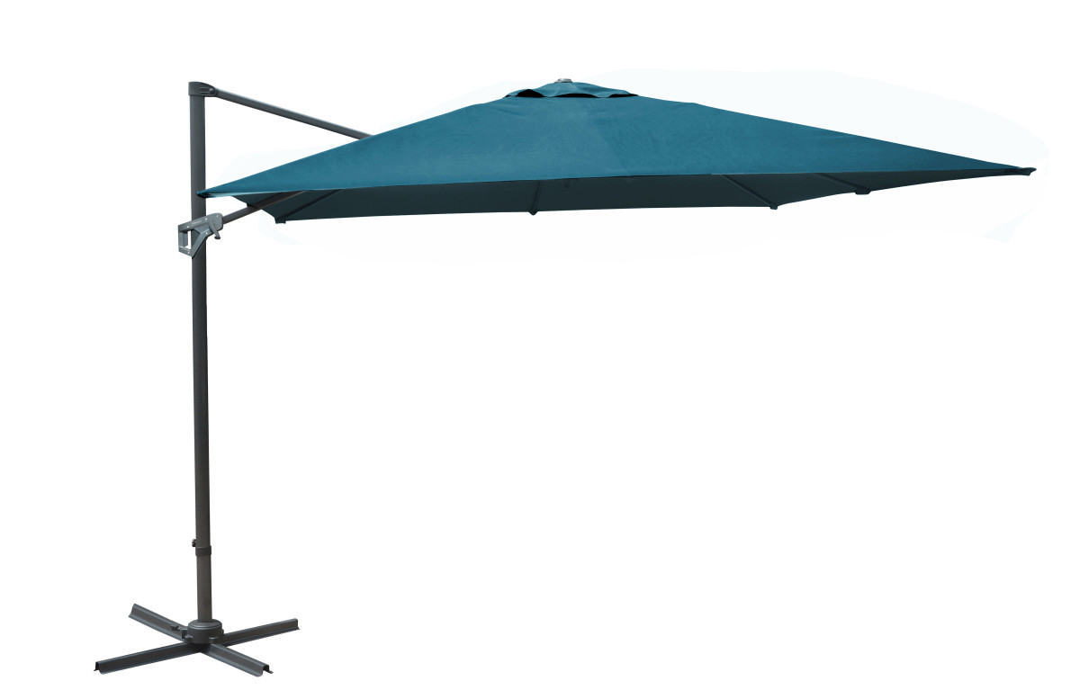 Parasol de jardin rectangulaire déporté inclinable 300X400 en aluminium et polyester - ProLoisirs Parasol de jardin rectangulaire déporté inclinable 300X400 en aluminium et polyester - ProLoisirs