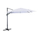 Parasol de jardin carré déporté inclinable 300X300 en aluminium et polyester - ProLoisirs