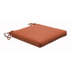 Coussin galette de chaise 40X40X4 lavable en polyester - Alizé