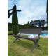 Banc de jardin en aluminium - CROSSWAY - ProLoisirs