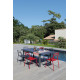 Table de jardin extensible en aluminium 8-10 personnes - EOS graphite - ProLoisirs