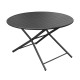 Guéridon pliant en aluminium 2-4 personnes - GLOBE 120 - ProLoisirs