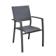 Fauteuil de jardin empilable en aluminium - GAMES - ProLoisirs