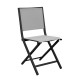 Chaise de jardin pliante en aluminium - IDA - ProLoisirs