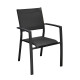 Fauteuil de jardin empilable en aluminium - GAMES - ProLoisirs