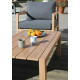 Salon de jardin bas empilable en aluminium 4 personnes - NEBRASKA - ProLoisirs