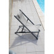 Chilienne pliante en aluminium - LINEA - ProLoisirs