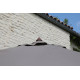 Parasol de jardin rond en bois et polyester - ProLoisirs