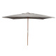 Parasol de jardin rectangulaire 300X200 en bois et polyester - ProLoisirs
