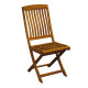 Chaise de jardin pliante en bois - RIAS - ProLoisirs