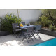 Chaise de jardin pliante en aluminium - IDA - ProLoisirs