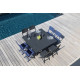 Chaise de jardin pliante en aluminium - LUCCA - ProLoisirs