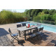 Chaise de jardin pliante en aluminium - LUCCA - ProLoisirs