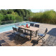Chaise de jardin pliante en aluminium - LUCCA - ProLoisirs