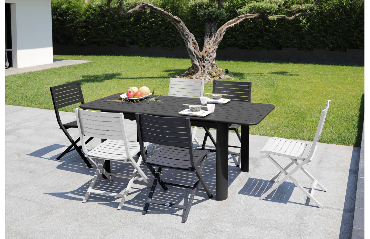 Chaise de jardin pliante en aluminium - LUCCA - ProLoisirs Chaise de jardin pliante en aluminium - LUCCA - ProLoisirs