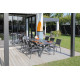 Fauteuil de jardin empilable en aluminium - GAMES - ProLoisirs