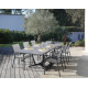 Fauteuil de jardin empilable en aluminium - GAMES - ProLoisirs