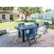 Chaise de jardin pliante en aluminium - LUCCA - ProLoisirs