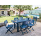 Chaise de jardin pliante en aluminium - LUCCA - ProLoisirs