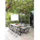 Chaise de jardin pliante en aluminium - IDA - ProLoisirs