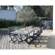 Fauteuil de jardin empilable en aluminium - GAMES - ProLoisirs