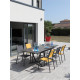 Fauteuil de jardin empilable en aluminium - GAMES - ProLoisirs