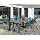 Fauteuil de jardin empilable en aluminium - GAMES - ProLoisirs