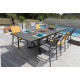 Fauteuil de jardin empilable en aluminium - GAMES - ProLoisirs