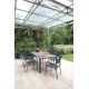 Fauteuil de jardin empilable en aluminium - DELIA - ProLoisirs