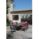 Fauteuil de jardin empilable en aluminium - DELIA - ProLoisirs
