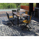Chaise de jardin pliante en aluminium - IDA - ProLoisirs