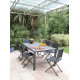 Chaise de jardin pliante en aluminium - IDA - ProLoisirs