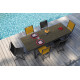 Chaise de jardin pliante en aluminium - IDA - ProLoisirs