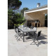 Chaise de jardin pliante en aluminium - IDA - ProLoisirs
